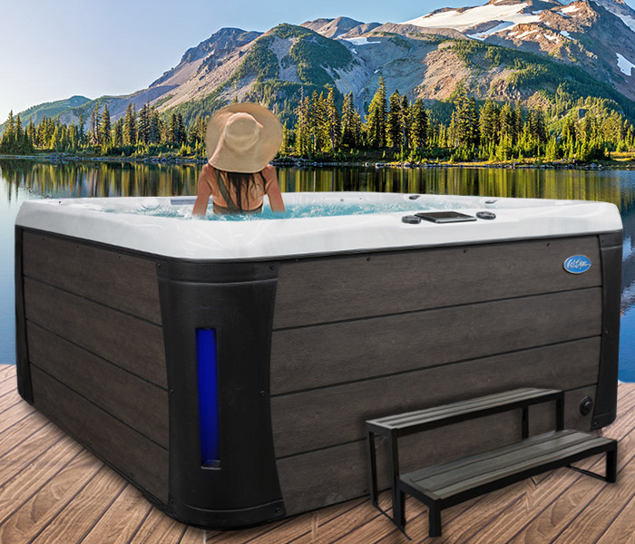 Calspas hot tub being used in a family setting - hot tubs spas for sale Lewisville